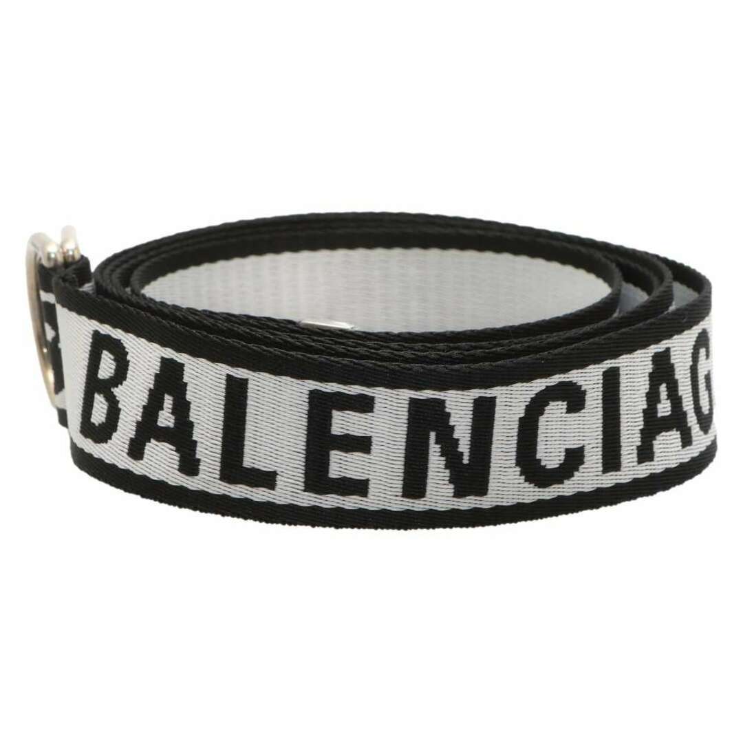 Balenciaga(バレンシアガ)のバレンシアガ ベルト D Ring キャンバス 703137210AA1063 BALENCIAGA メンズ 黒 白 レディースのファッション小物(ベルト)の商品写真