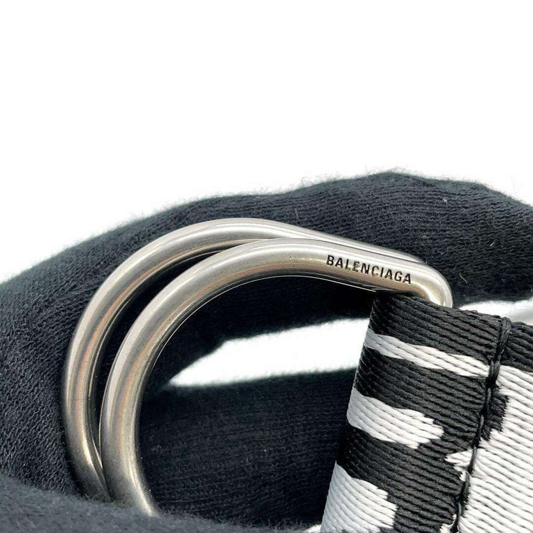 Balenciaga(バレンシアガ)のバレンシアガ ベルト D Ring キャンバス 703137210AA1063 BALENCIAGA メンズ 黒 白 レディースのファッション小物(ベルト)の商品写真