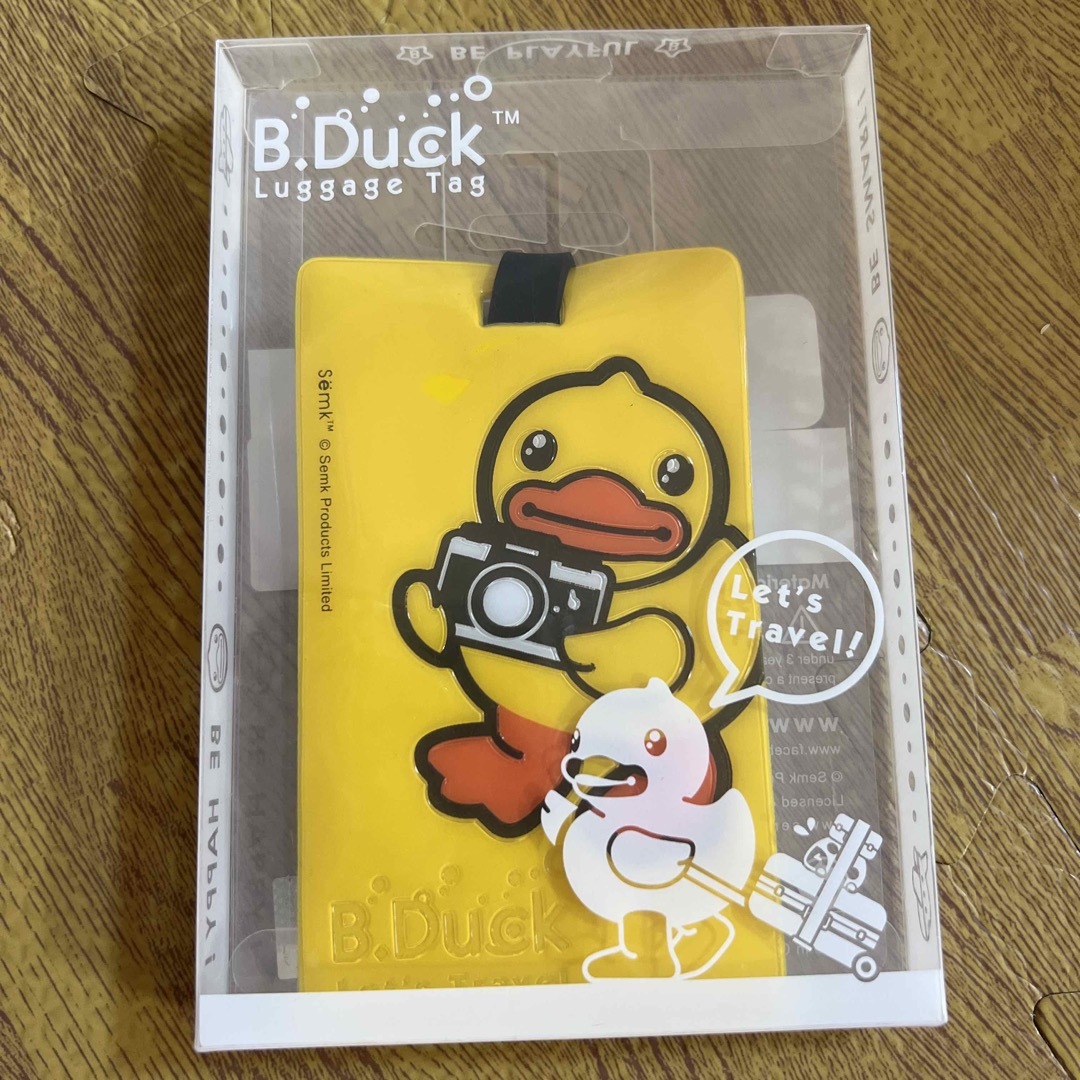 B duck 新品　スーツケース　タグ インテリア/住まい/日用品の日用品/生活雑貨/旅行(旅行用品)の商品写真