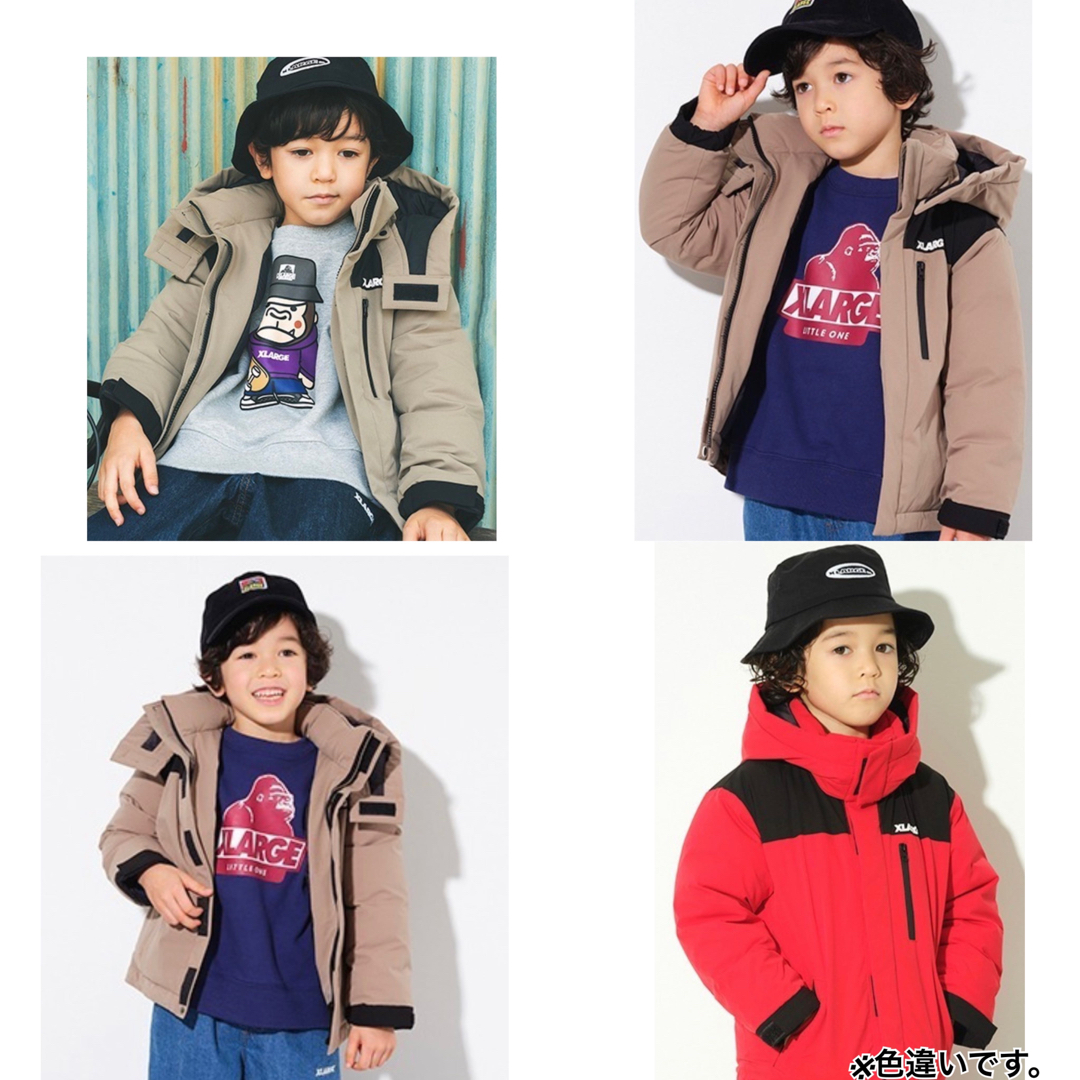 XLARGE KIDS ダウンジャケット 90 ベージュ