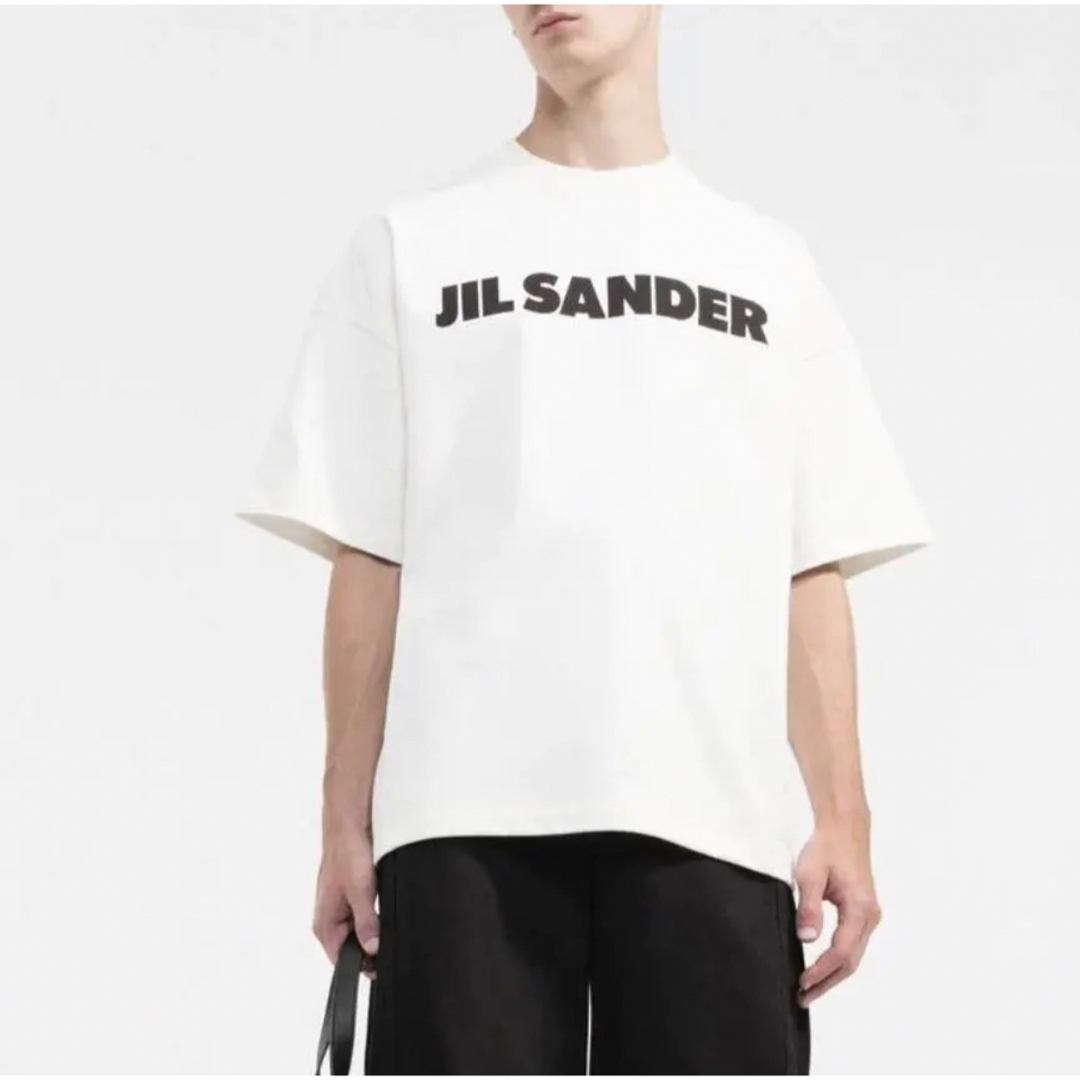 匿名配送☆JIL SANDER コットン ロゴ Tシャツ-