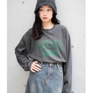 ウィゴー(WEGO)の新品未使用タグ付き  WEGO ウィゴー ピグメント、ロンT  F(Tシャツ(長袖/七分))