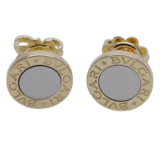 ブルガリ(BVLGARI)のブルガリ BVLGARI ピアス レディース メンズ ブランド 750YG ステンレス SS ブルガリブルガリ イエローゴールド シルバー 両耳用 ジュエリー 磨き済み【中古】(ピアス)