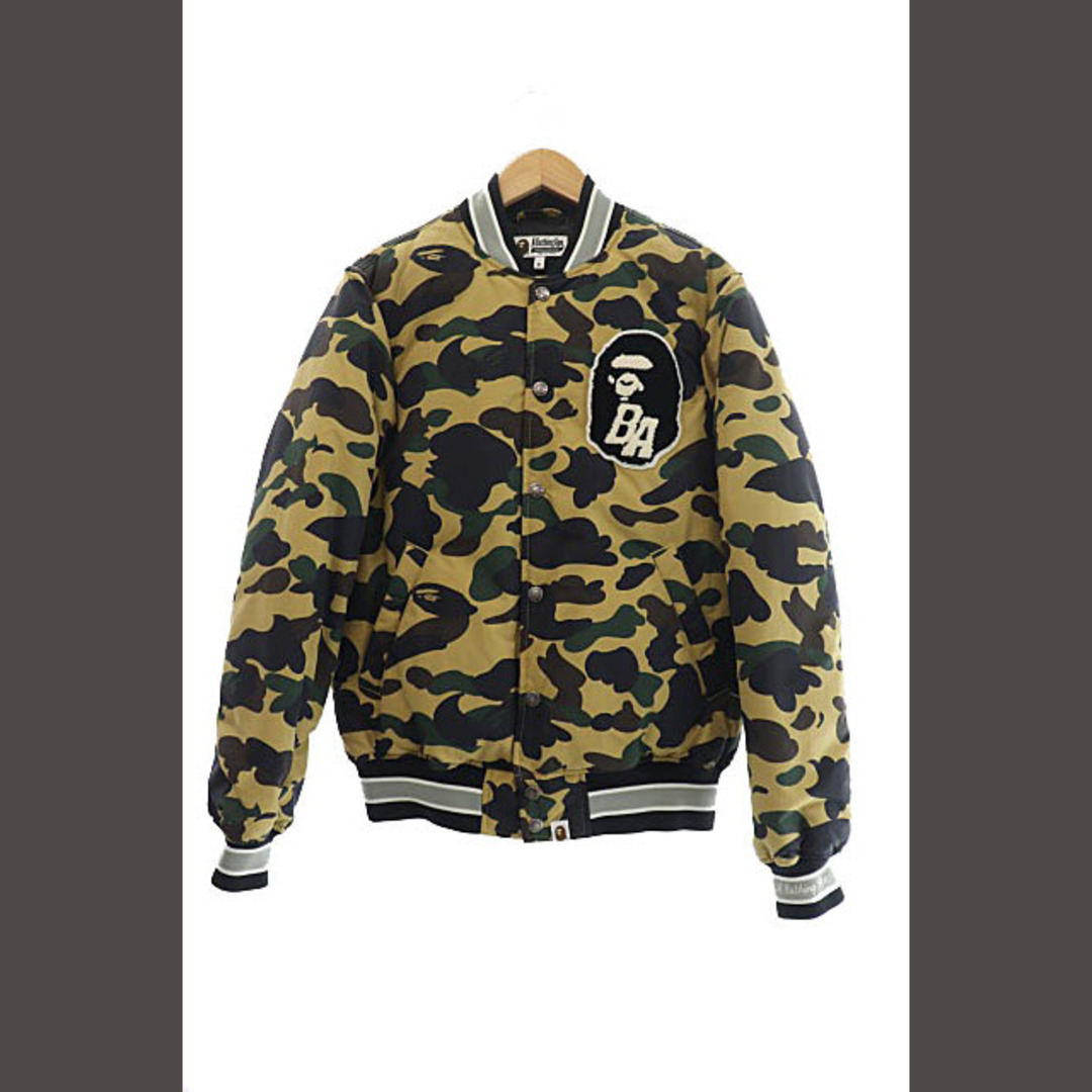 A BATHING APE - アベイシングエイプ APE カモフラ 迷彩 ボンバー