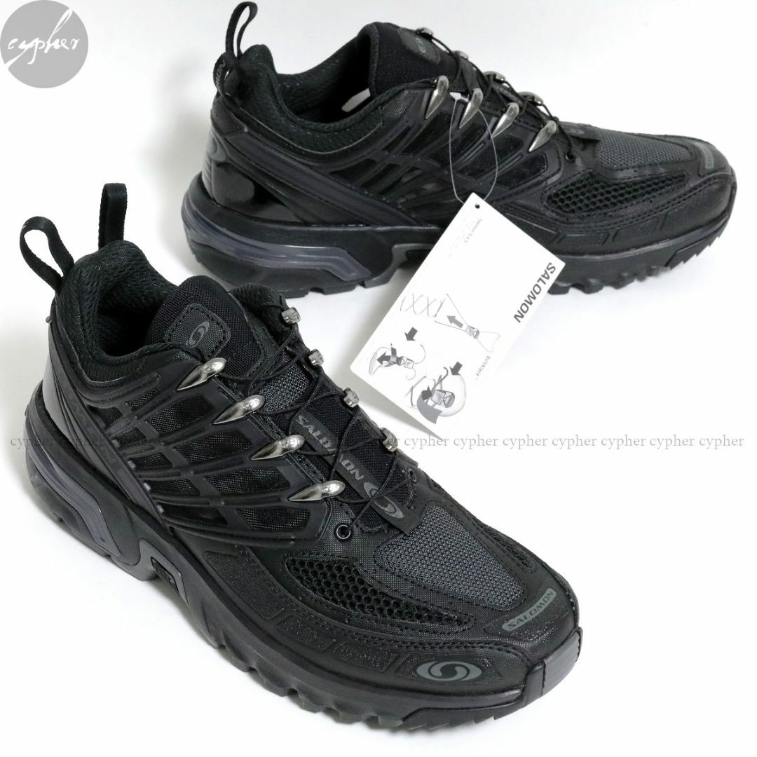 SALOMON - 25.5cm 新品 SALOMON ACS PRO 黒 サロモン スニーカー SALOMON - 25.5cm 新品 SALOMON ACS PRO 黒 サロモン スニーカー