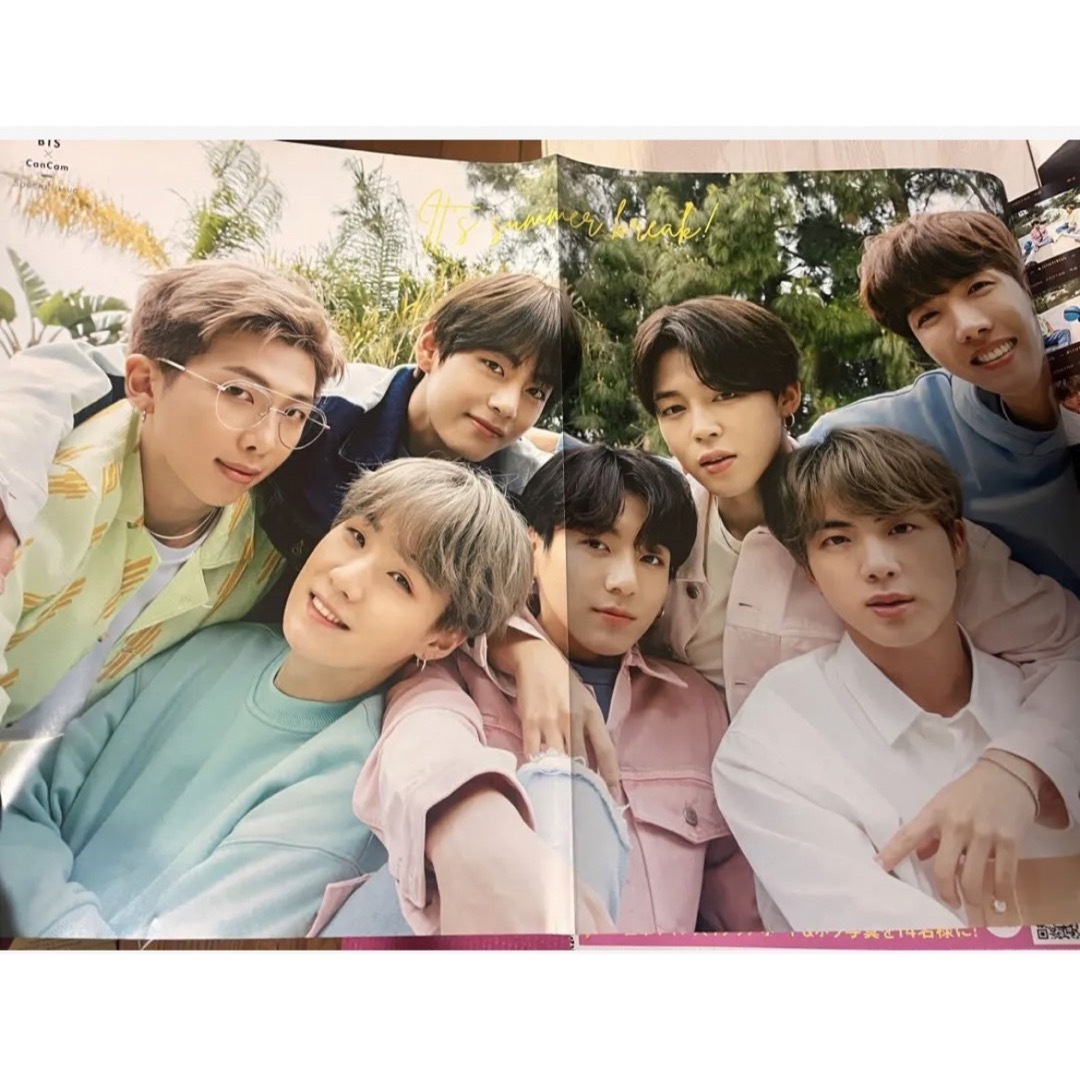 防弾少年団(BTS)(ボウダンショウネンダン)のBTS 防弾少年団 雑誌　5冊セット　ポスター付き ローリングストーン エンタメ/ホビーのタレントグッズ(アイドルグッズ)の商品写真