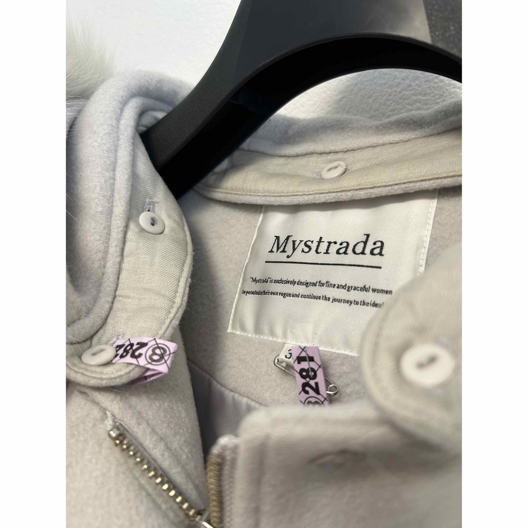 Mystrada(マイストラーダ)のマイストラーダ♡フード付きファーコート レディースのジャケット/アウター(ロングコート)の商品写真