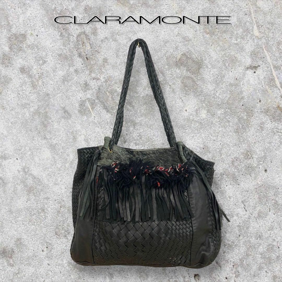 【送料無料】CLARAMONTE ACCESSONSSショルダーバッグ フリンジ