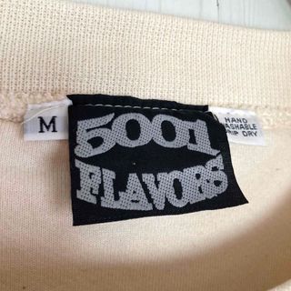 デッドストック USA製 5001 FLAVORS スウェットシャツ M 白