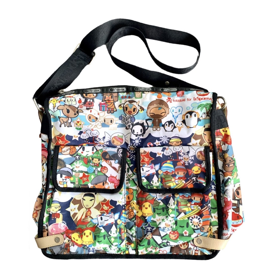 美品　tokidoki LeSportsacコラボ　動物柄　ショルダーバッグ