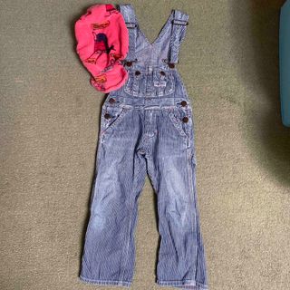 デニムダンガリー(DENIM DUNGAREE)のオーバーオールと帽子セット(パンツ/スパッツ)