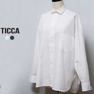 TICCA スクエアビッグシャツ　美品(シャツ/ブラウス(長袖/七分))