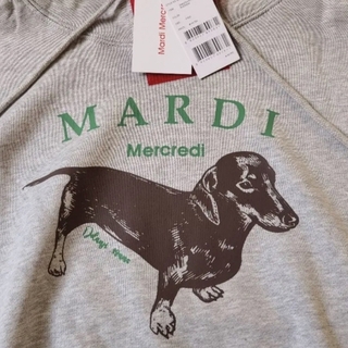 マルディメクルデ Mardi Mercredi スウェット パーカー 犬の絵の通販 ...