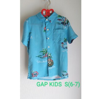 ギャップキッズ(GAP Kids)のGAP KIDS S 6-7歳　アロハシャツ(Tシャツ/カットソー)