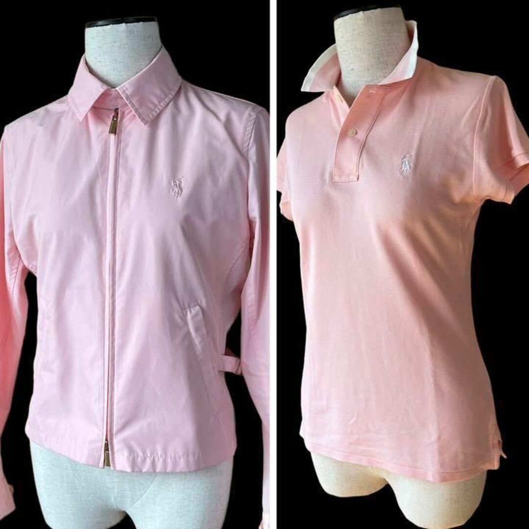 ラルフローレン　ゴルフ　ジャンパー　ポロシャツ　優しいピンク