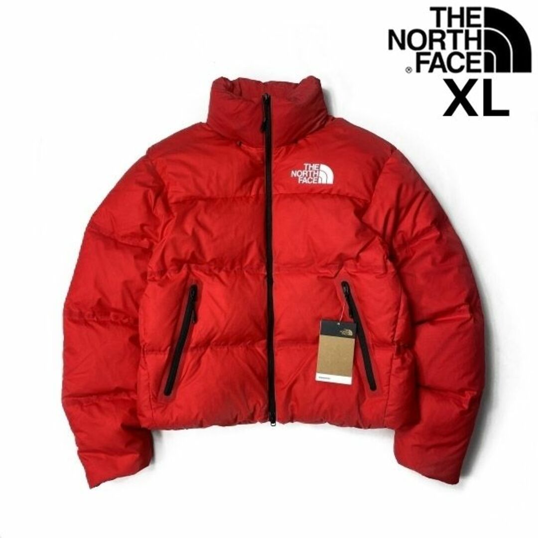 新品 US the north face ヌプシジャケット xxl 赤