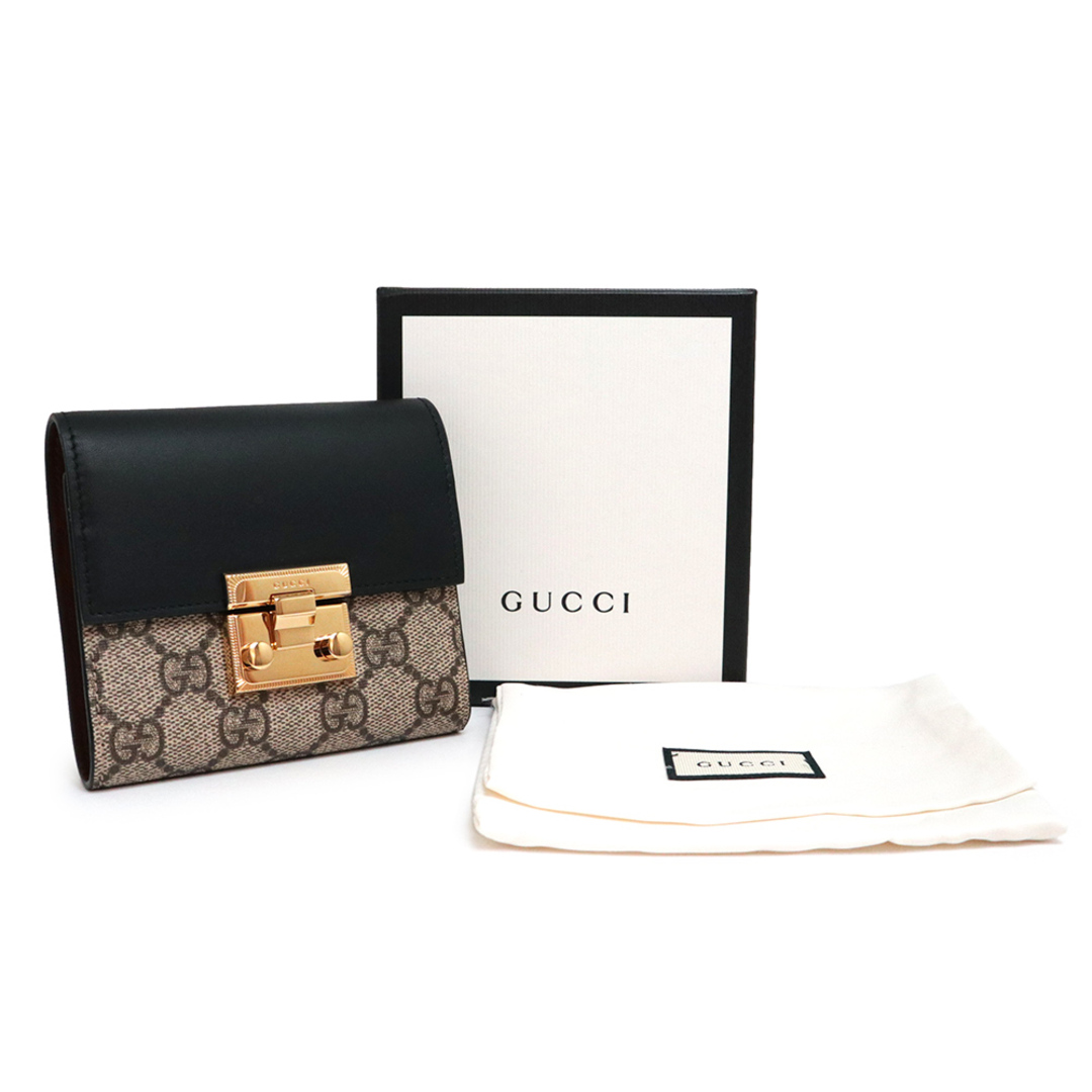 Gucci - グッチ パドロック 三つ折り財布 GGスプリームキャンバス