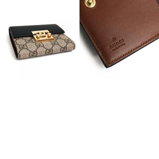 Gucci - グッチ パドロック 三つ折り財布 GGスプリームキャンバス ...