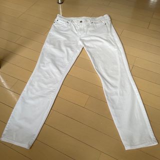 ギャップ(GAP)の美品　GAP 1969シリーズ　ホワイトデニム　ストレート　メンズ　27インチ(デニム/ジーンズ)