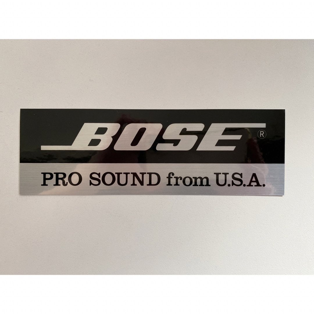 BOSE(ボーズ)のBOSE ステッカー おまけで小さなシール付き  エンタメ/ホビーのコレクション(ノベルティグッズ)の商品写真