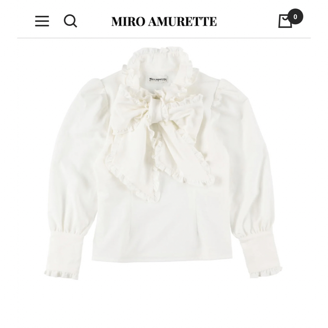 miroamurete ribbon tie blouse