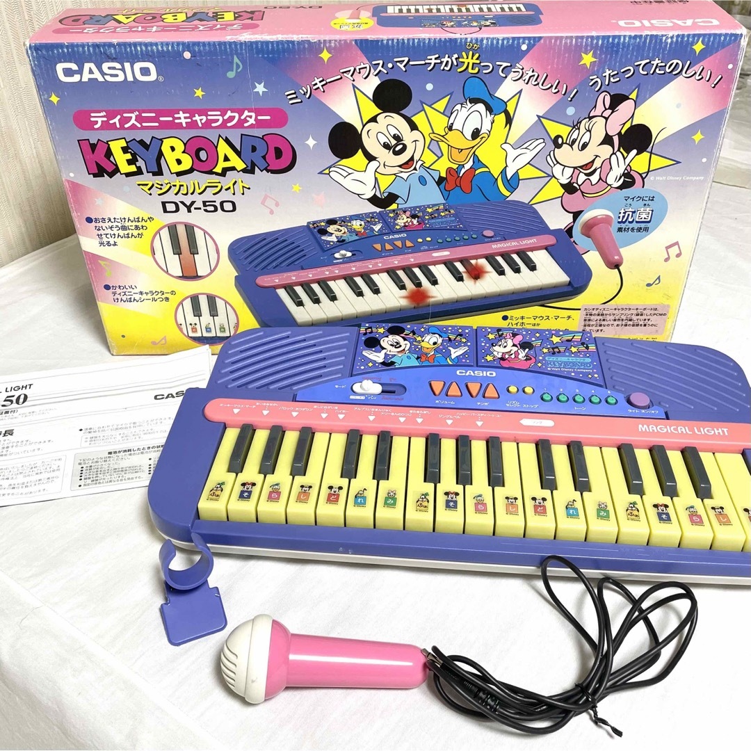 CACIO カシオ ディズニーキャラクターマジカルライト 電子ピアノ キーボード
