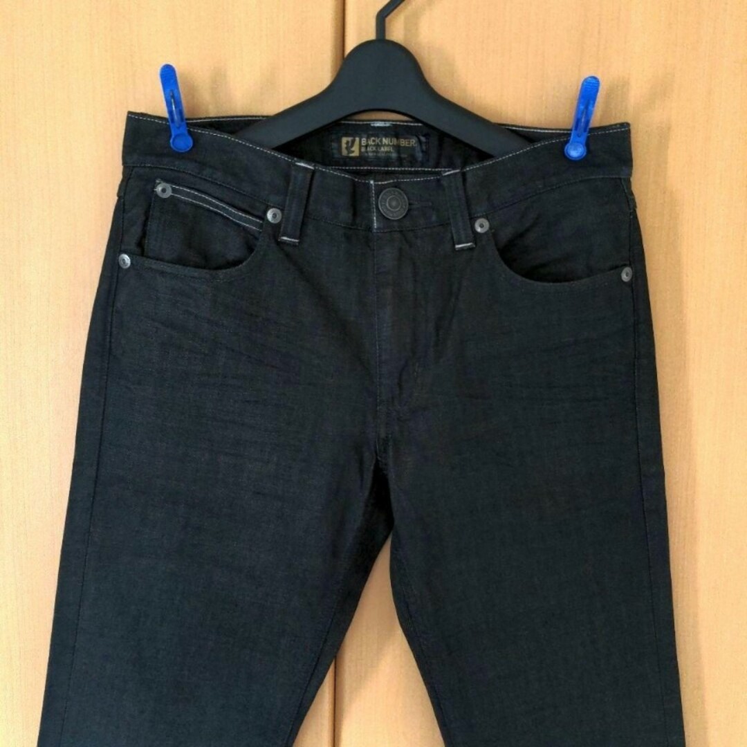 BACK NUMBER - BACK NUMBER BLACK LABEL ブラックデニム【極美品】の