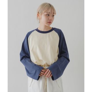 カスタネ(Kastane)のKastane WHIMSIC BASE BALL LONG SLEEVETEE(Tシャツ(長袖/七分))