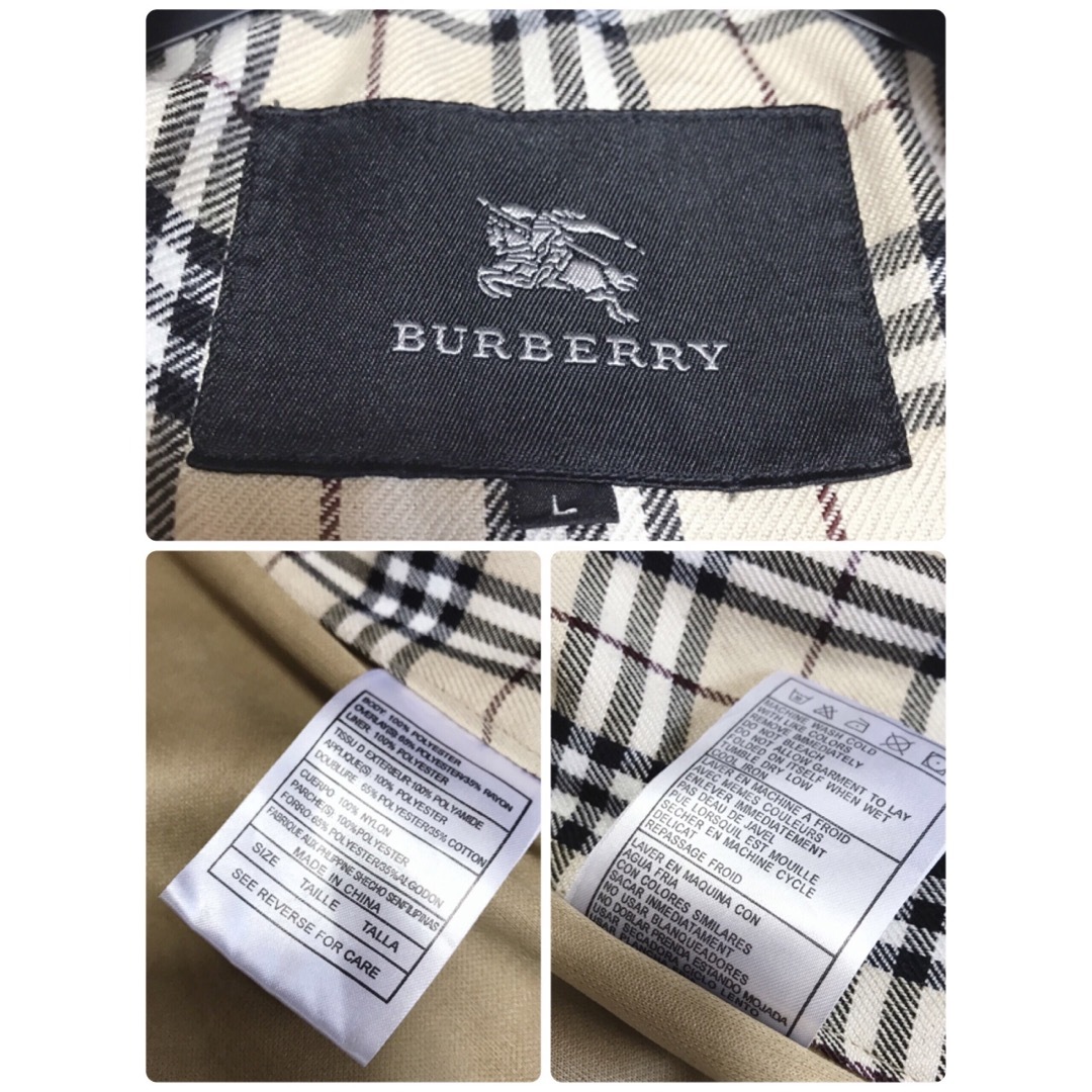 BURBERRY BLACK LABEL(バーバリーブラックレーベル)の美品 バーバリーブラックレーベル トレンチコート ベルト ノバチェック 金具 メンズのジャケット/アウター(トレンチコート)の商品写真