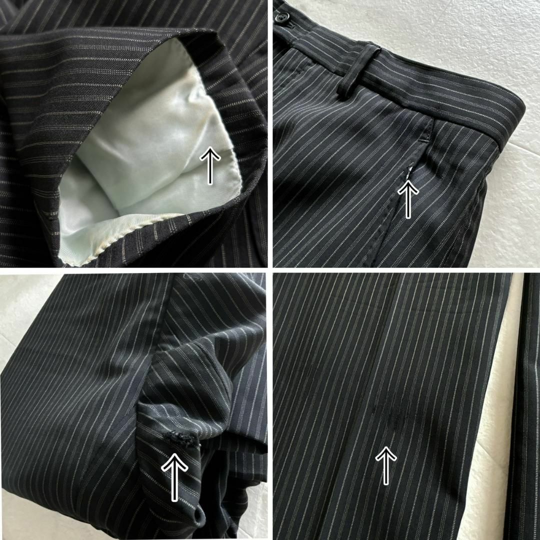 Paul Smith - Paul Smith スーツ セットアップ ストライプ 裏地地図柄