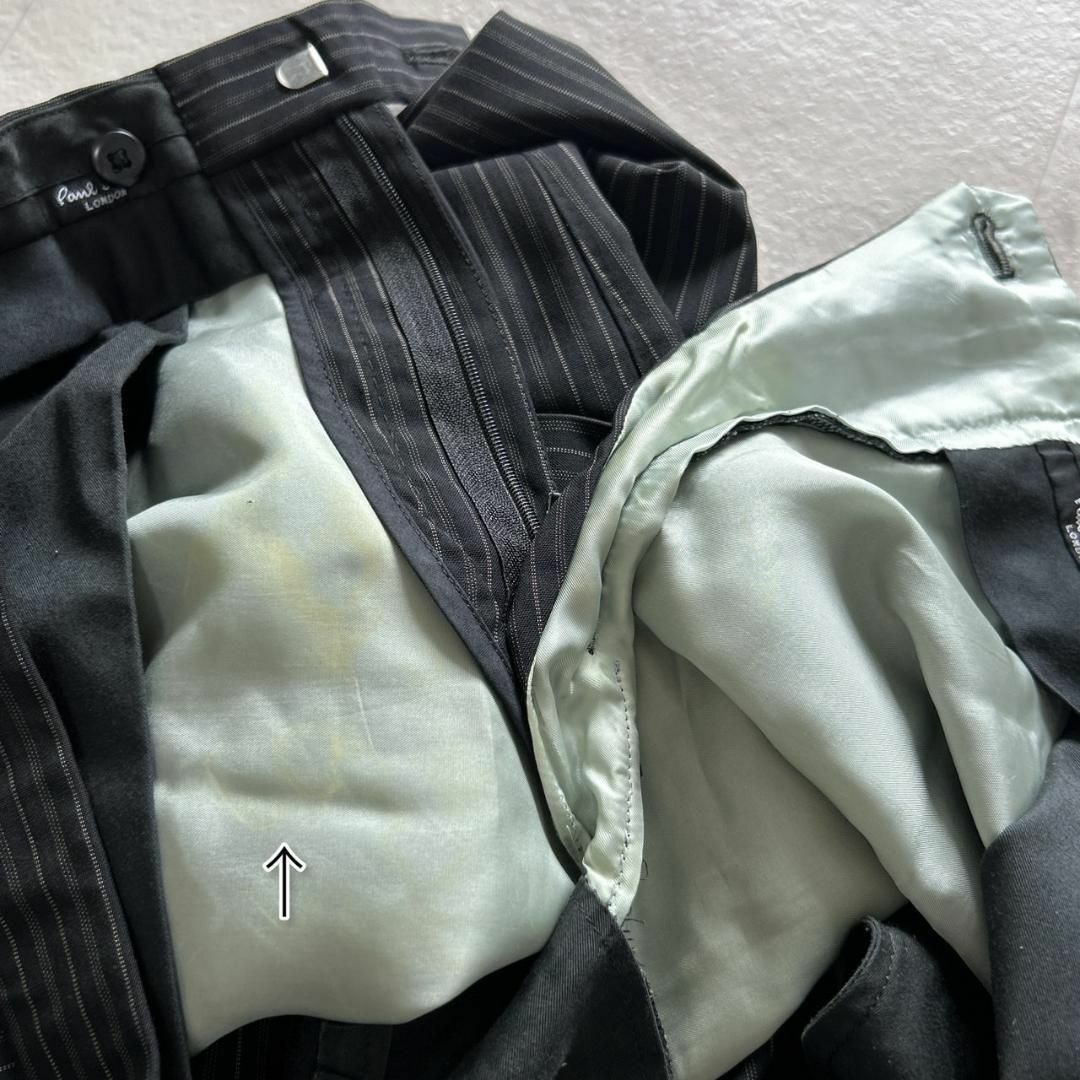 Paul Smith - Paul Smith スーツ セットアップ ストライプ 裏地地図柄