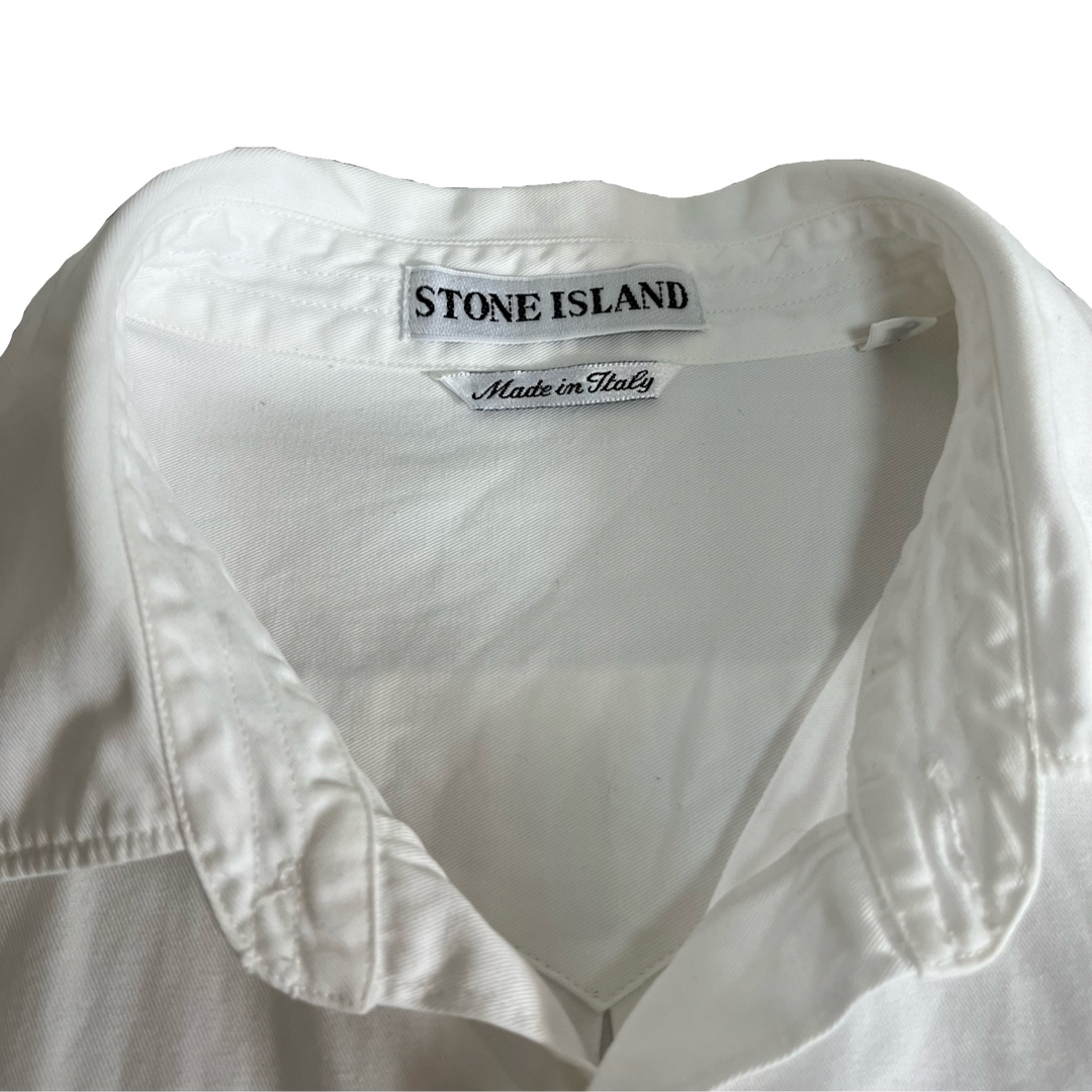 STONE ISLAND(ストーンアイランド)の美品　90s アーカイブ　ストーンアイランド BIG marina  shirt メンズのトップス(シャツ)の商品写真