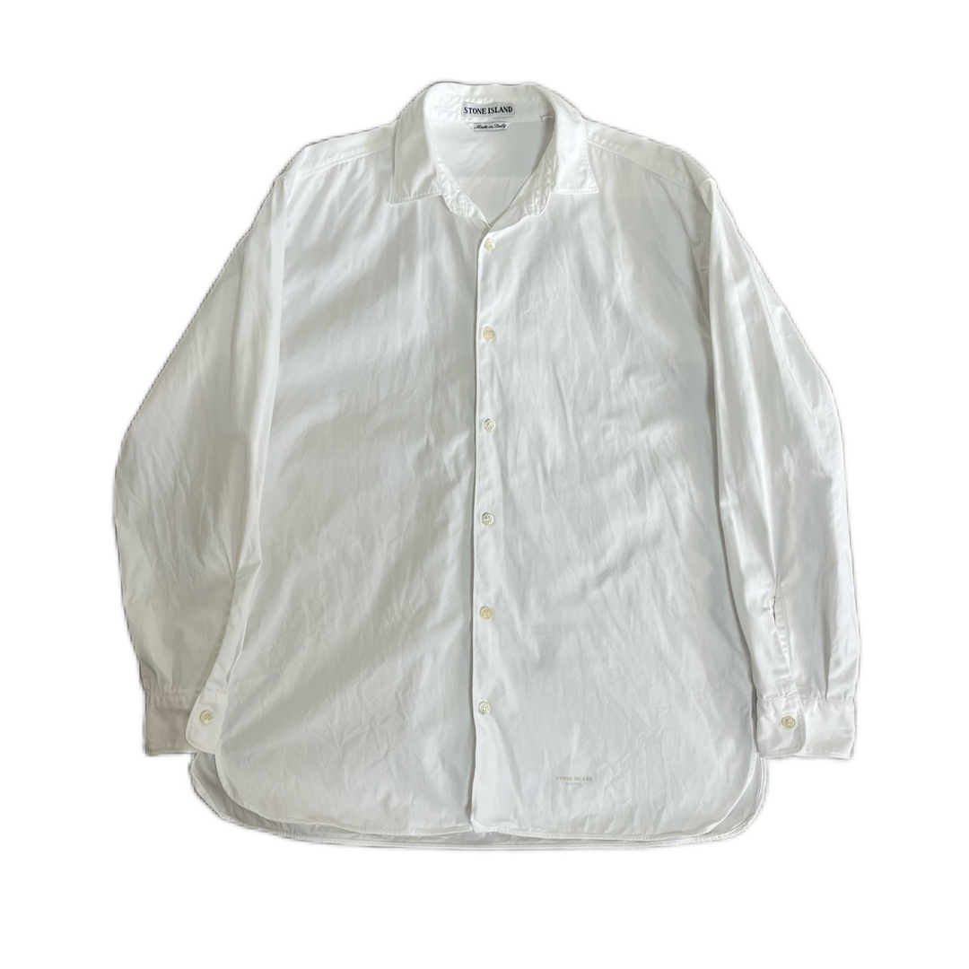 STONE ISLAND(ストーンアイランド)の美品　90s アーカイブ　ストーンアイランド BIG marina  shirt メンズのトップス(シャツ)の商品写真