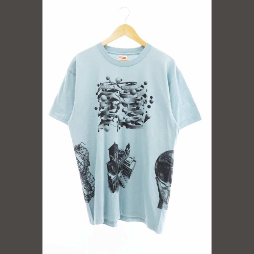 シュプリーム × マウリッツ エッシャー 17SS カレッジ 半袖Tシャツ L | フリマアプリ ラクマ