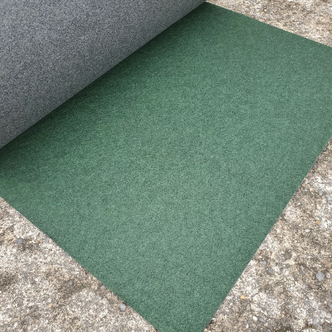 【新品】防草シート不織布(グリーン)　巾1m×38m 厚み4㎜
