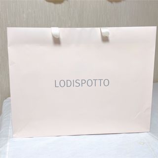 ロディスポット(LODISPOTTO)のLODISPOTTOロディスポットショップショッパー紙袋ピンク可愛い量産型地雷系(ショップ袋)