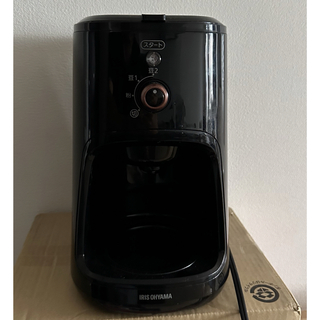 アイリスオーヤマ(アイリスオーヤマ)の【美品】全自動コーヒーメーカー BLIAC-A600-B(コーヒーメーカー)