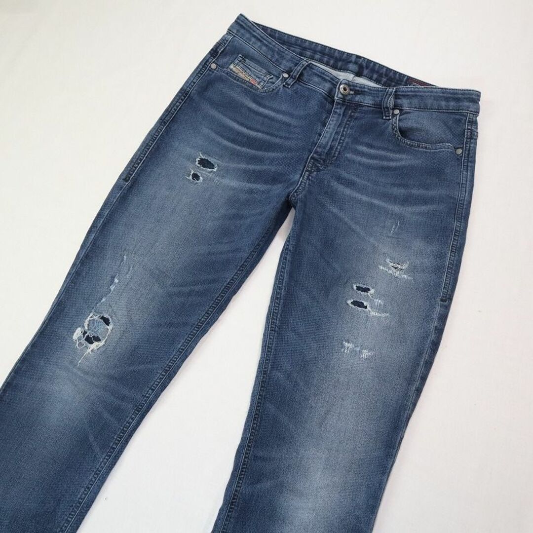 DIESEL ジョグジーンズ rizzo ne 23インチ ダメージジーンズ-