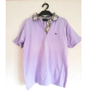 バーバリー(BURBERRY)のBURBERRY ポロシャツ レディース Mサイズ バーバリー(Tシャツ(半袖/袖なし))