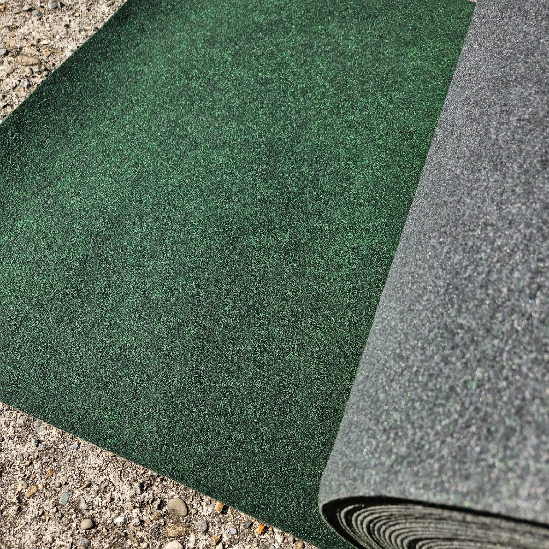 【新品】防草シート不織布(グリーン)　巾1m×35m 厚み4㎜