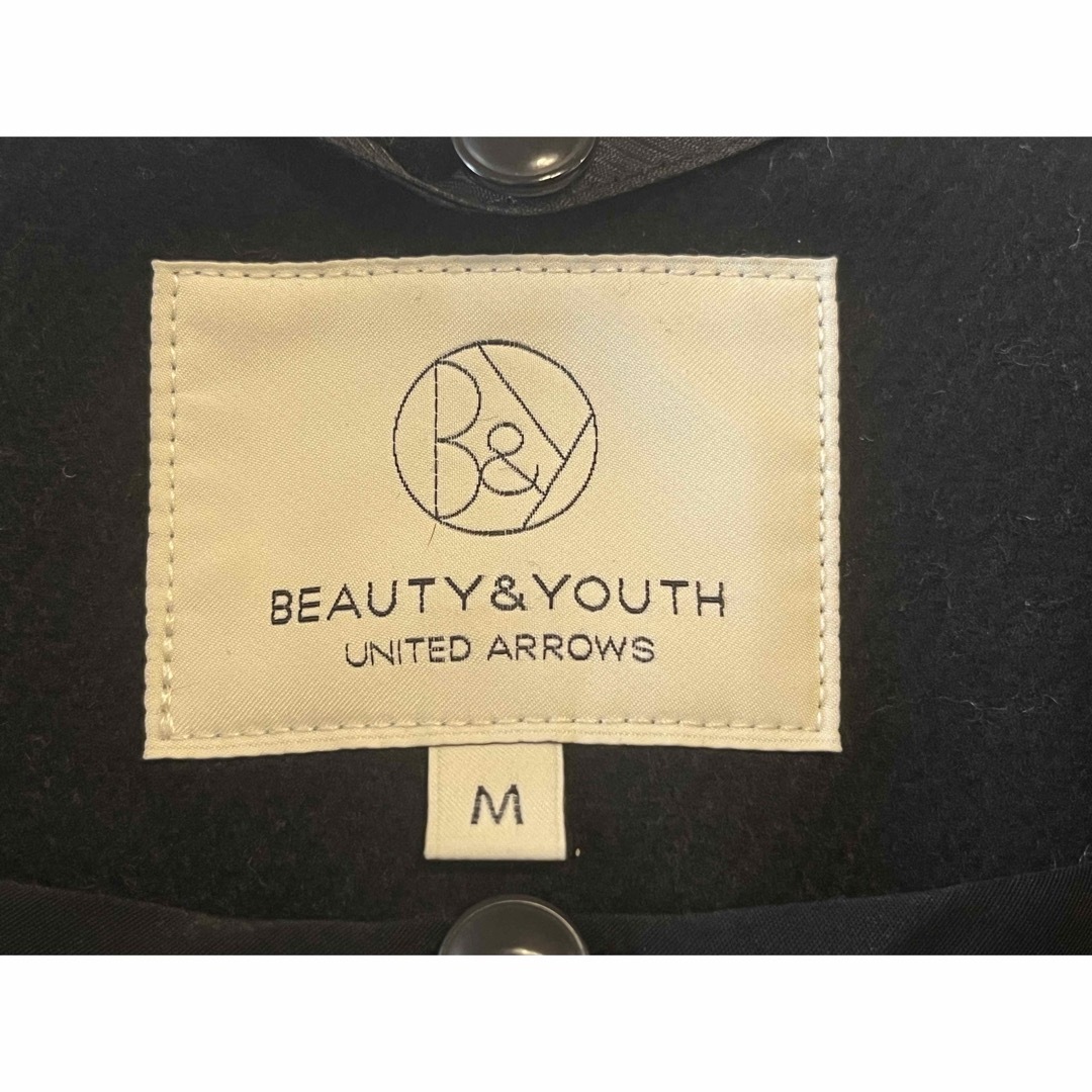 BEAUTY&YOUTH UNITED ARROWS(ビューティアンドユースユナイテッドアローズ)のダッフルコート ブラック メンズのジャケット/アウター(ダッフルコート)の商品写真