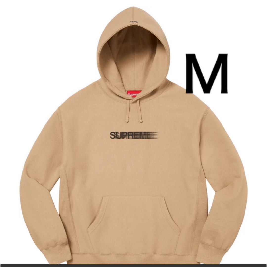 Motion Logo Hooded Sweatshirt Dark Tan