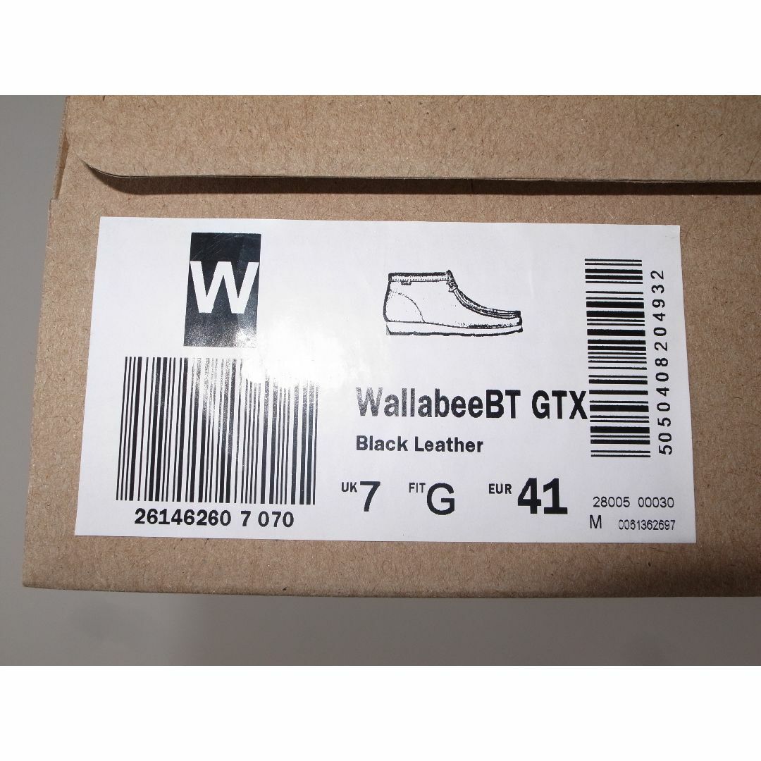 UK725cmClarks WALLABEE ワラビー ブーツ gtx ゴアテックス UK7