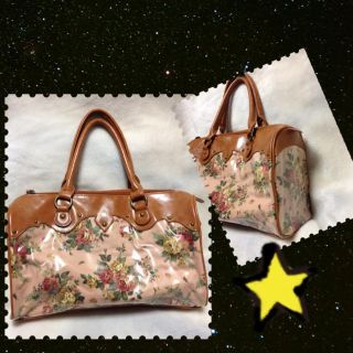アクシーズファム(axes femme)の花柄☆ボストンバック(ボストンバッグ)