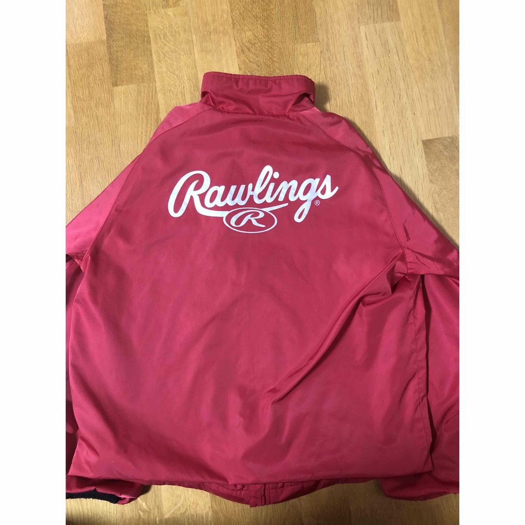 Rawlings(ローリングス)の［少年野球]Rawlings 赤ジャンバー  140 スポーツ/アウトドアの野球(ウェア)の商品写真