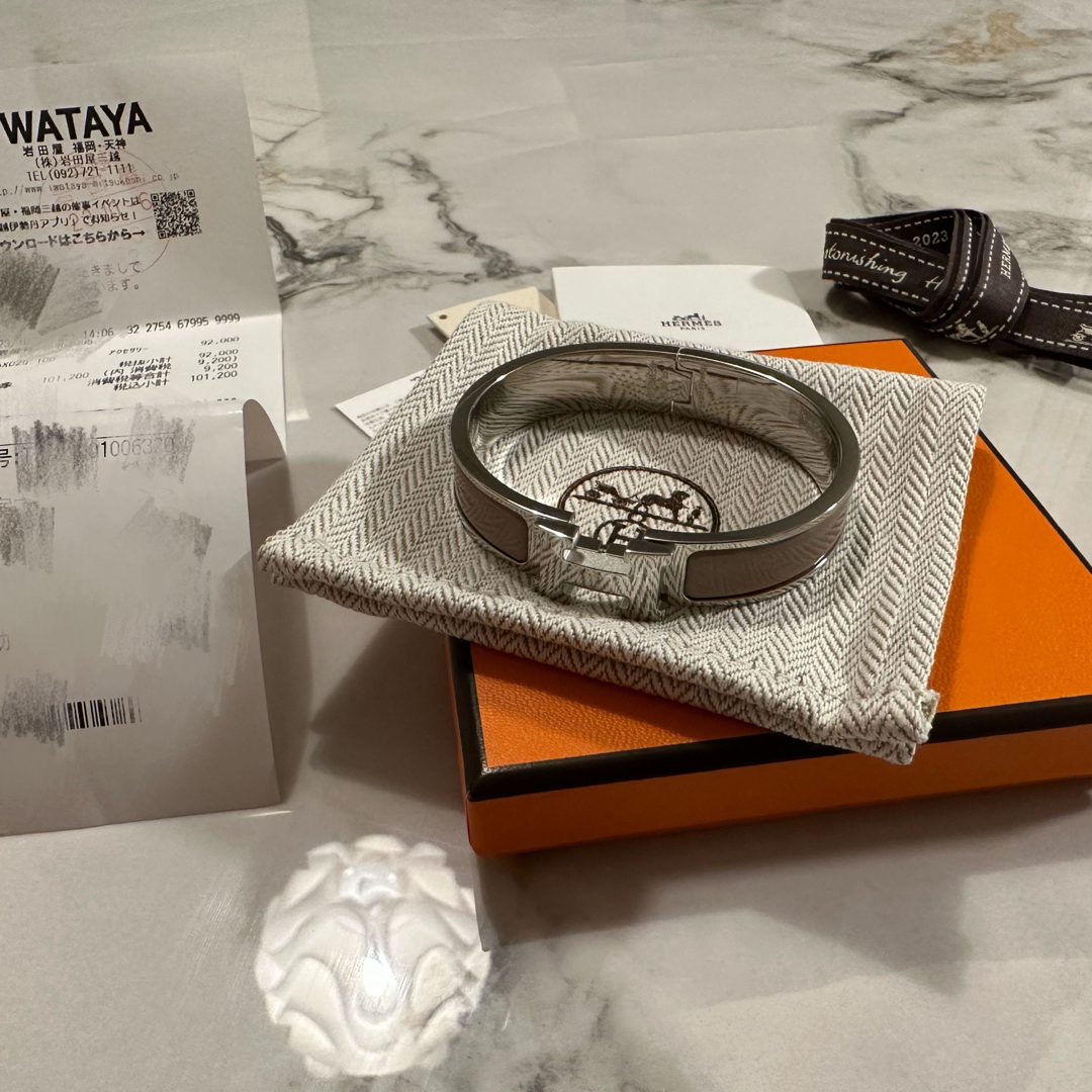 Hermes - エルメス クリックH ブレスレット マロングラッセ 新品未使用