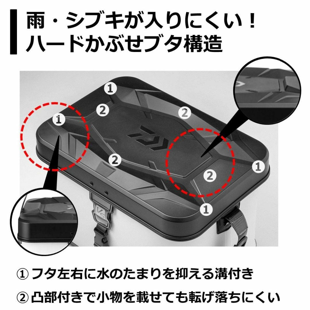 【色: ホワイト】ダイワDAIWA 仕掛け VS タックルバッグ S36~S50 2