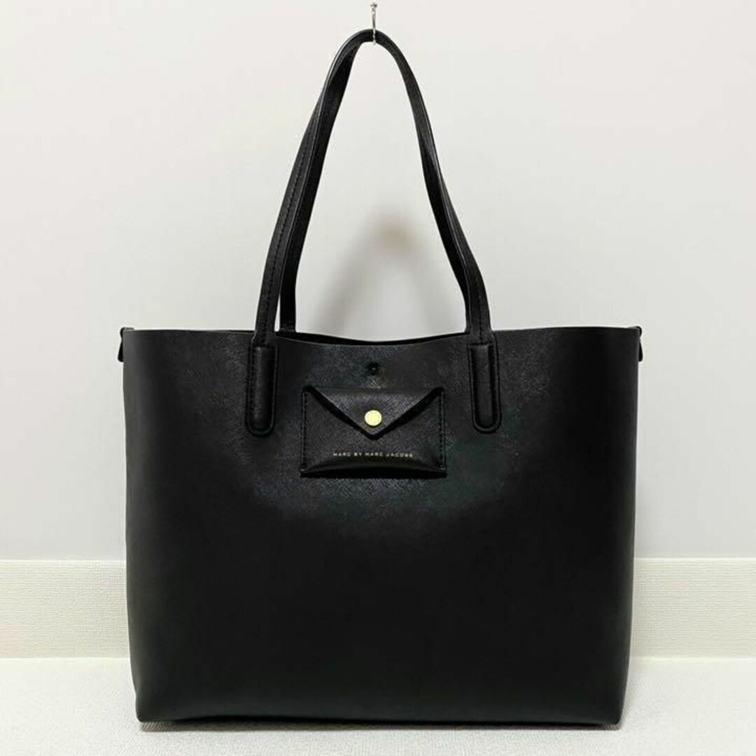 【定価4.2万】MARC BY MARC JACOBS レザー トートバッグ 黒