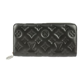 ルイヴィトン(LOUIS VUITTON)のLOUIS VUITTON ルイ ヴィトン モノグラム クッサン ジッピー ウォレット 長財布 M81763   ラムレザー アントラシット グレー系 シルバー金具  ラウンドファスナー ビトン 【本物保証】(財布)