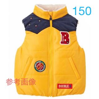 DOUBLE.B - ダブルビー DOUBLE.B ダウンベスト リバーシブル 100cmの ... ダブルB 福袋限定 中綿ベスト size90